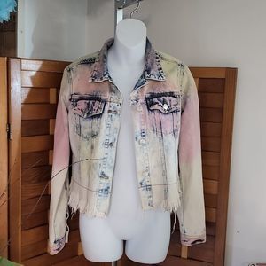 Vigoss Brand Denim Tye Dyed Jacket - image 1